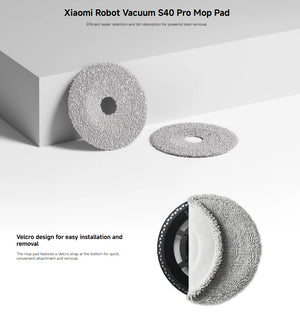 Xiaomi Robot Vacuum S40 Pro/H50 Pro/H50 Mop Pad