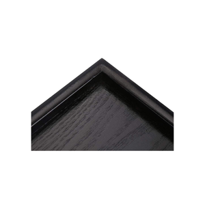 Wooden Serving Trays Set of 3 - Black