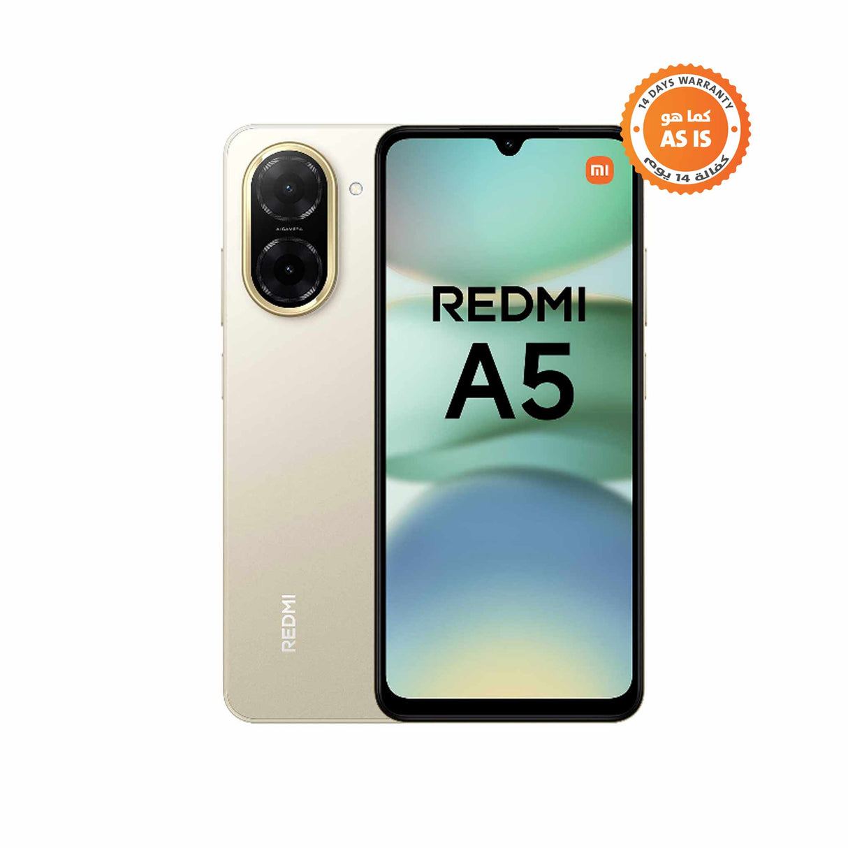 Xiaomi Redmi A5 - 3GB RAM - 64GB ROM - Mobile Phone - Sandy Gold-ASIS
