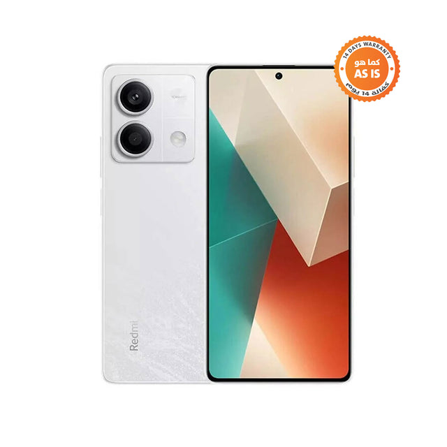 Xiaomi Redmi Note - 13 - 5G - 8GB RAM - 256GB ROM - Arctic White (AS-IS) - Open Box - Zayoom
