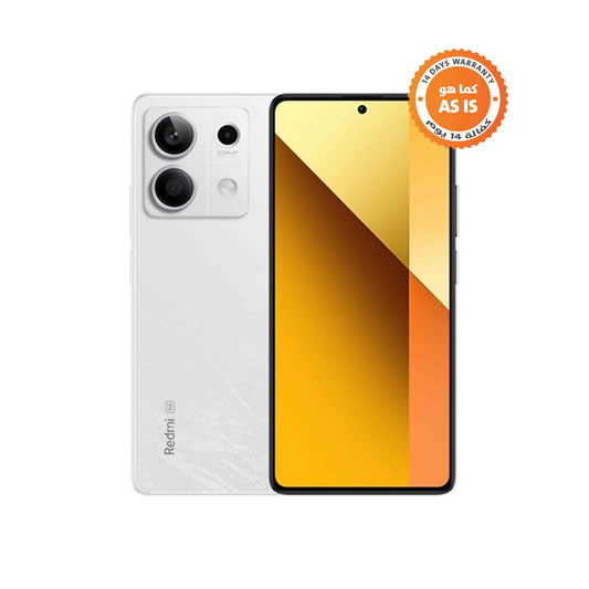 Xiaomi Redmi Note 13 - 5G - 8GB RAM - 256GB ROM - Mobile Phone - Arctic White - (AS-IS) - Open Box