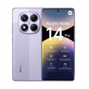 Xiaomi Redmi Note 14 Pro - 5G - 8GB RAM 256GB ROM - Mobile Phone - Lavender Purple (ASIS) - Zayoom