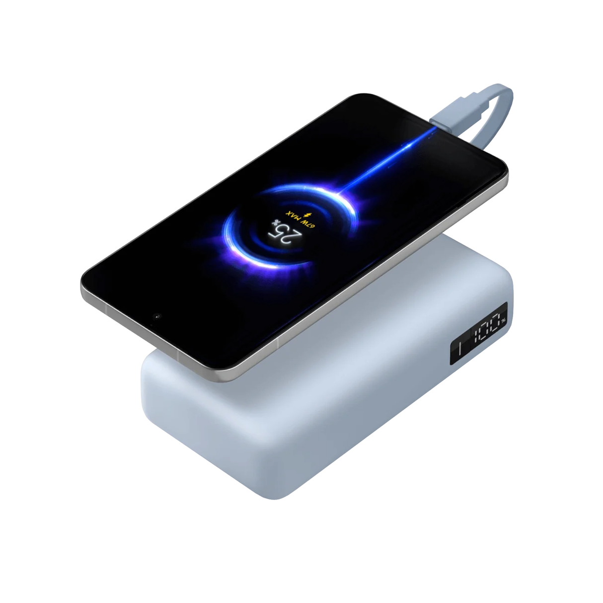 Xiaomi 67W Power Bank 20000 (Integrated Cable) - Ice Blue