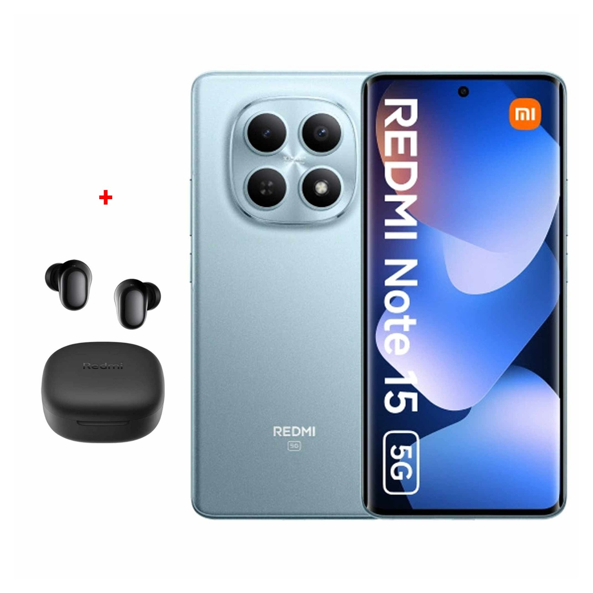 شاومي ريدمي نوت 15 5جي – ذاكرة 8 جيجابايت + سعة تخزين 256 جيجابايت – موبايل  – أزرق جليدي