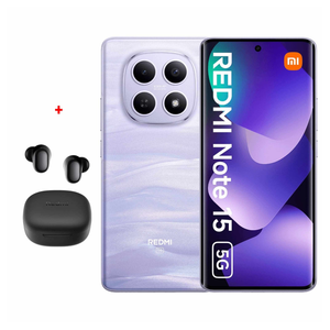 شاومي ريدمي نوت 15 5جي – ذاكرة 8 جيجابايت + سعة تخزين 256 جيجابايت – موبايل  – بنفسجي ضبابي