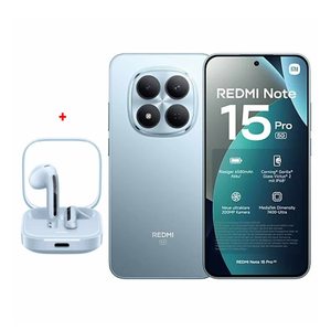 شاومي ريدمي نوت 15 برو 5جي – ذاكرة 12 جيجابايت + سعة تخزين 256 جيجابايت – موبايل – أزرق جليدي
