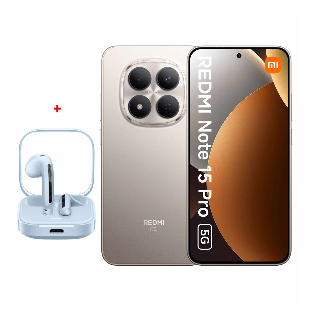 شاومي ريدمي نوت 15 برو 5جي – ذاكرة 12 جيجابايت + سعة تخزين 256 جيجابايت – موبايل – لون التيتانيوم