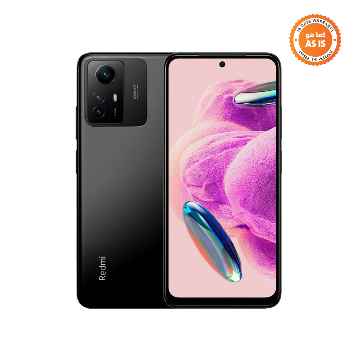 Xiaomi Redmi Note 12S - 8GB RAM - 256GB ROM - Mobile Phone - Onyx Black - ASIS