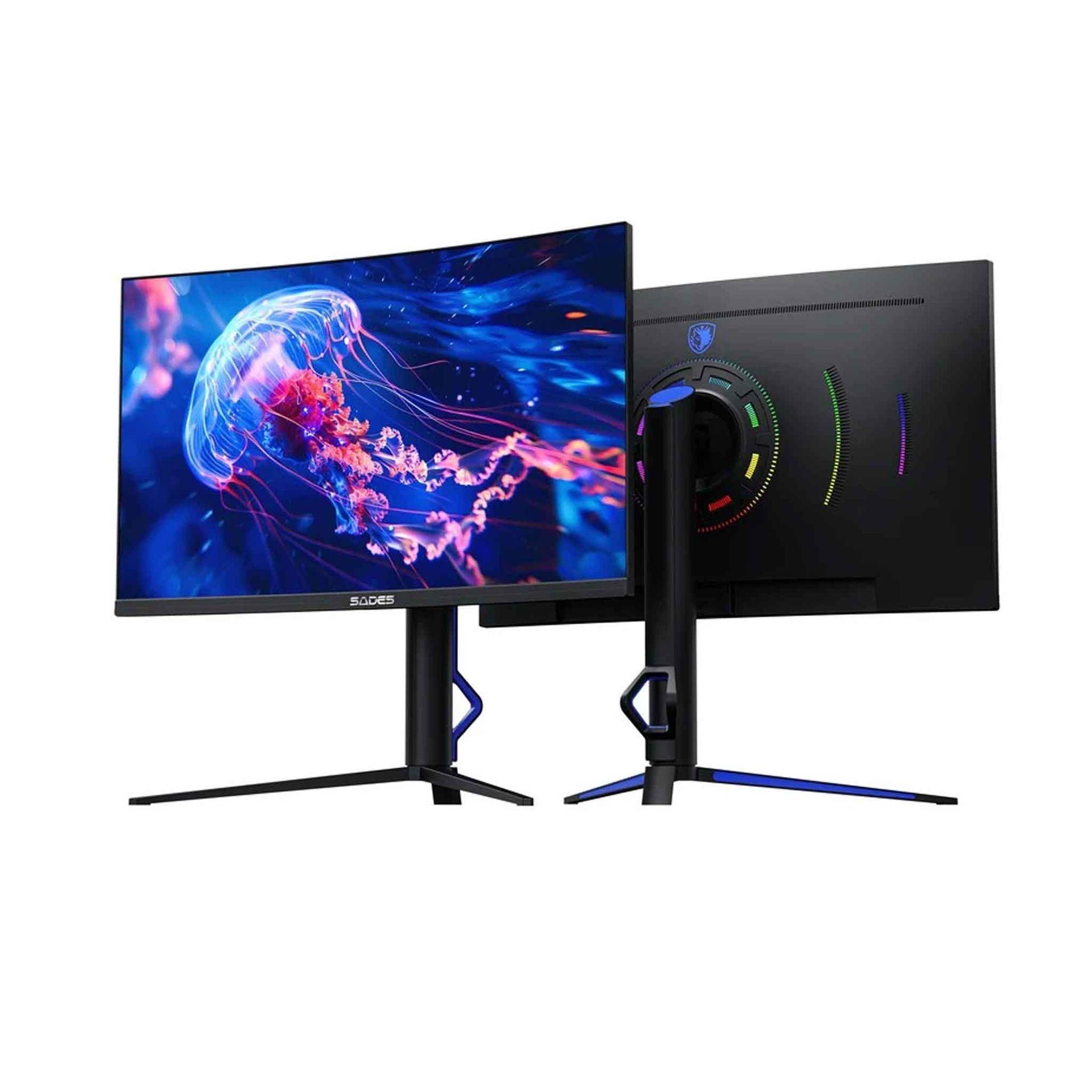 Sades BX-Jellyfish 27 Inch FHD HDMI 2.1 280Hz 0.5ms Curved Gaming Monitor - Black - Zayoom