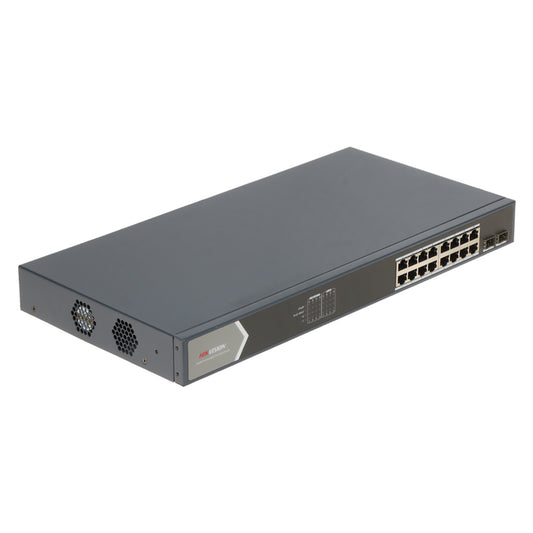 Hikvision 16 Port Gigabit Unmanaged Poe Switch