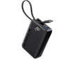 Anker 335 Power Bank 20000mAh - 22.5 Built-In USB-C Cable - Black - Zayoom