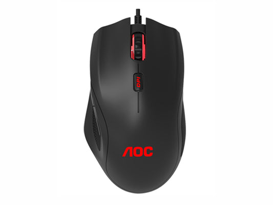 AOC GM200B-RGB Wired Gaming Mouse - Black