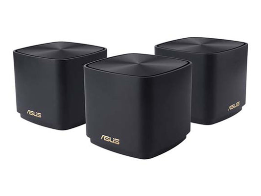 ASUS ZENWIFI XD4 Plus - AX1800 Whole-Home Mesh WiFi 6 System - Black - 3 Pack