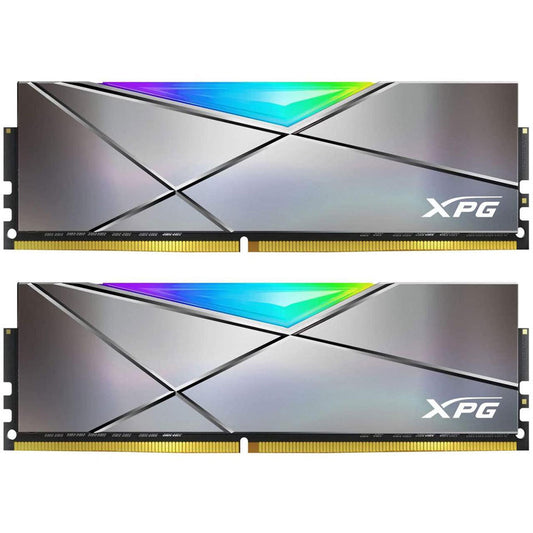 XPG DDR4 D50 Xtreme RGB 16GB (2x8GB) 4133MHz Desktop Memory RAM Kit - Grey