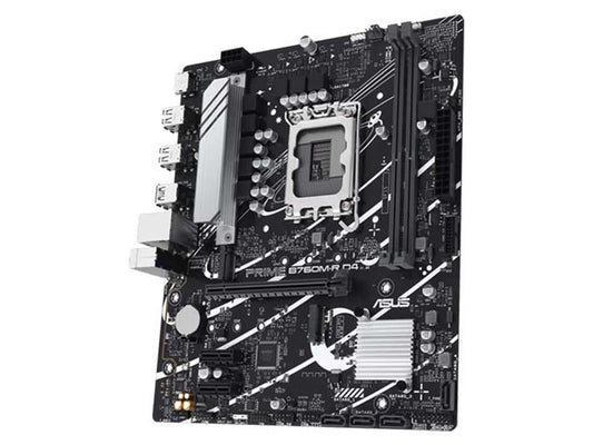 ASUS Prime B760M-R DDR4 Micro-ATX Motherboard - Black