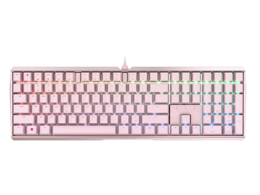 CHERRY MX 3.0S Red Switch RGB Mechanical Gaming Keyboard - Pink