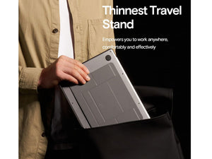 موفت حامل تبريد للكمبيوتر لأجهزة ماك بوك - رمادي