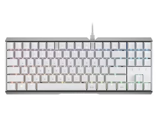 CHERRY MX3.0S Blue Switch RGB TKL Mechanical Gaming Keyboard - White