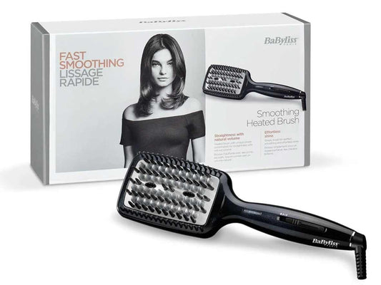 Babyliss Hot Straightening Brush 3D Tech - Black