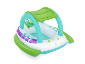 Bestway - 1.07m X 1.12m Space Splash Baby Boat - Age 3+ - Zayoom