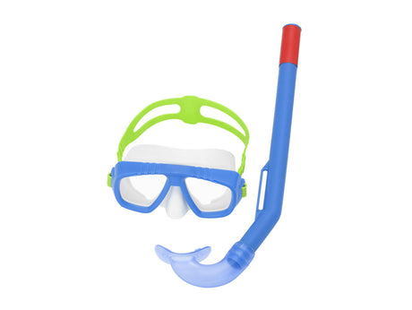 Bestway Aqua Champ Essential Snorkel Mask 2 Assorted Colors One Piece - Age 3+ - Zayoom