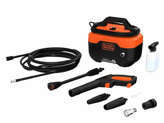 BLACK+DECKER Horizontal Pressure Washer 110 bar/1600 PSI - 1300W