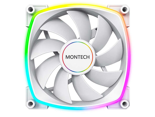 Montech AX140 PWM- PC Fan - White