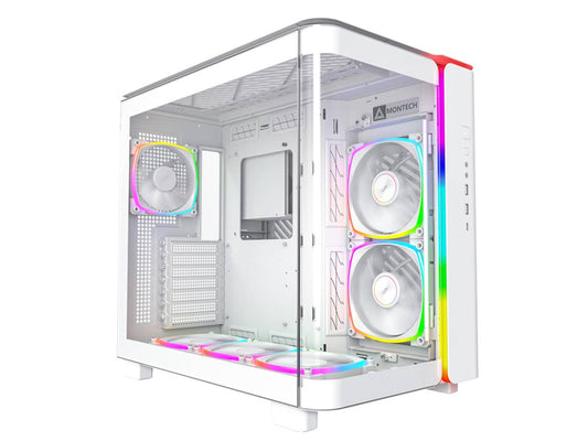 Montech KING95 Pro Mid-Tower PC Chassis - White