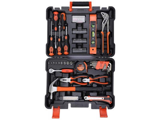 Black+Decker 154 Pieces Hand Tool Kit for Home & Office Use