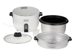 Black+Decker 2.5L Rice Cooker 1100W - Zayoom