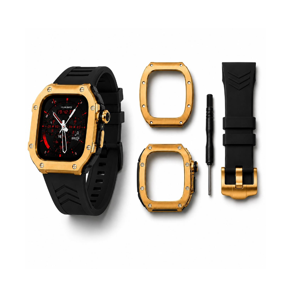 Apple Watch Ultra 49mm Gold Core + Black Strap