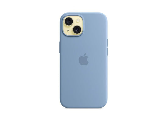 Apple iPhone 15 Silicone Case with MagSafe - Winter Blue