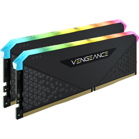 Corsair VENGEANCE RGB RS 64GB (2 x 32GB) DDR4 DRAM 3600MHz C18 Desktop Gaming Memory RAM Kit- Black