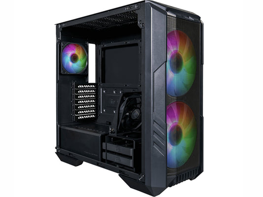 Cooler Master Haf 500 ARGB Mid Tower Case - Black