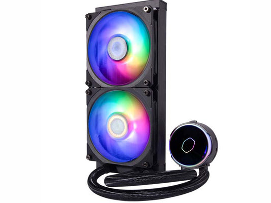 Cooler Master PL240 Flux ARGB CPU Liquid Cooler - Black