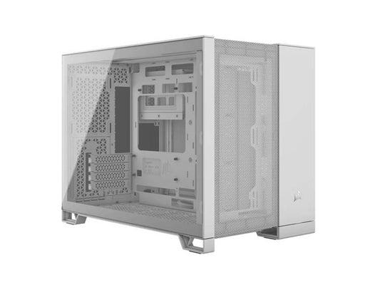 Corsair 2500D Airflow Mid-Tower Dual Chamber PC Case - White