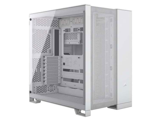 Corsair 6500D Airflow Mid-Tower Dual Chamber PC Case - White