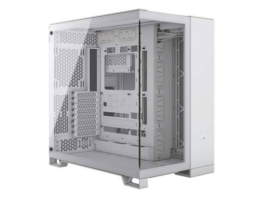 Corsair 6500X Mid-Tower Dual Chamber PC Case - White