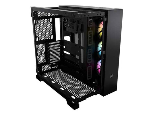 Corsair iCUE Link 6500X RGB Mid-Tower ATX Dual Chamber PC Case - Black