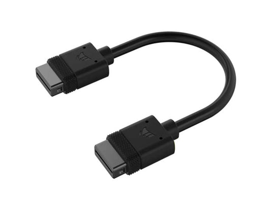 Corsair iCUE Link Cable With Straight Connectors - 2 x 100Mm - Black