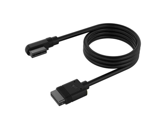 Corsair iCUE Link Cable With Straight&Slim 90° Connectors - 1 x 600Mm - Black