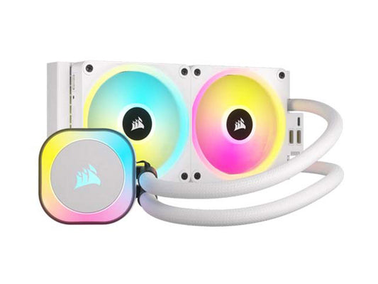 Corsair iCUE Link H100i RGB - 240Mm AIO CPU Liquid Cooler - White