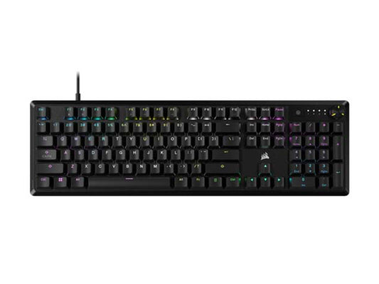 لوحة مفاتيح الألعاب الميكانيكية السلكية Corsair K70 Core RGB - MLX Red Linear Switches - باللون الأسود