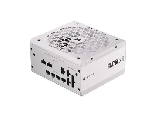 Corsair RM750x Shift - 750W 80 Plus Gold Fully Modular Gen 5 ATX Power Supply Unit - White (UK)