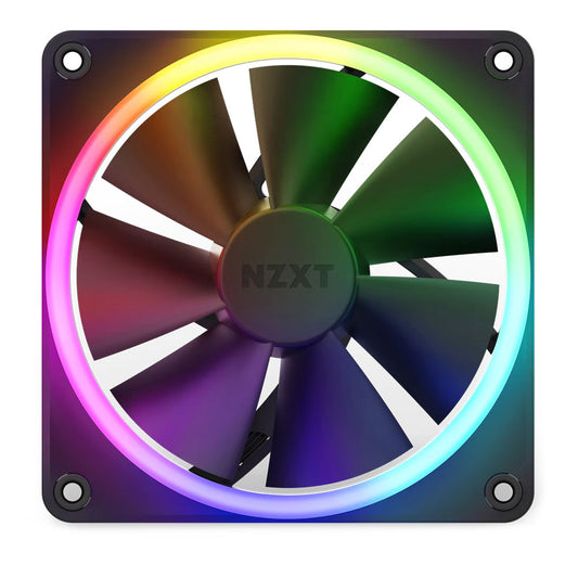 NZXT F140 RGB 140mm Single Fan - Black