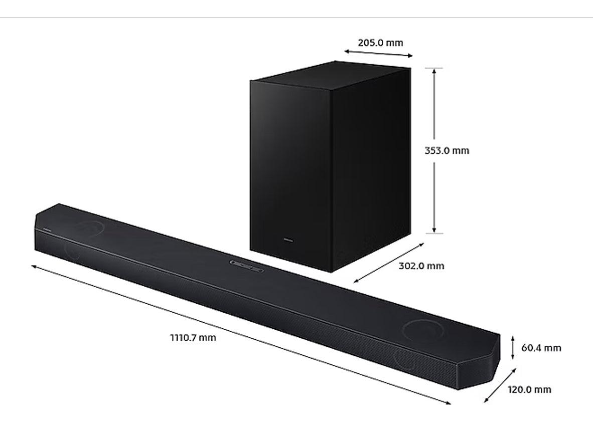 Samsung Q-Symphony 3.1.2ch Dolby Atmos Soundbar System With Wireless Subwoofer - Black - Zayoom