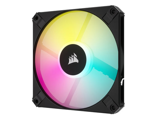 Corsair iCUE AF120 RGB Slim 120mm PWM Twin Fan Pack - Black