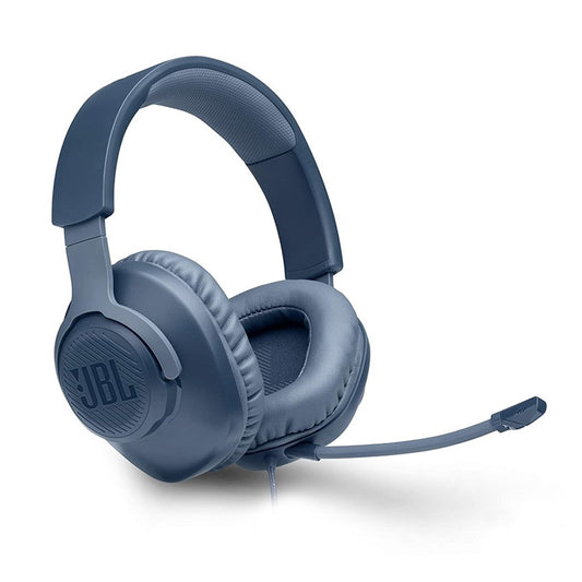 JBL QUANTUM 100 Gaming Wired Over Ear Headset - Blue