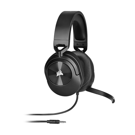 CORSAIR HS55 Stereo Wired Gaming Headset - Carbon (EU) - Black