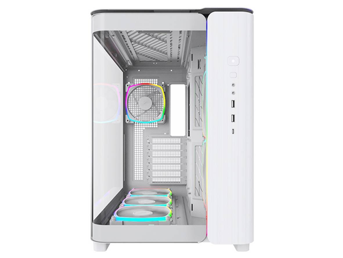 Montech KING95 Pro Mid-Tower PC Chassis - White - Zayoom